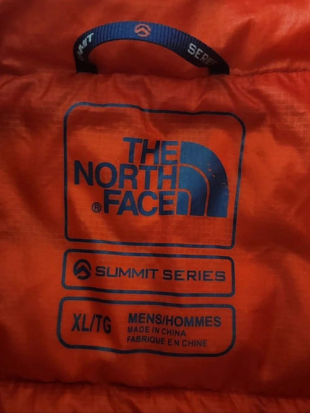 The North Face Summit Series Men's Gray Puffer Jacket Size XL